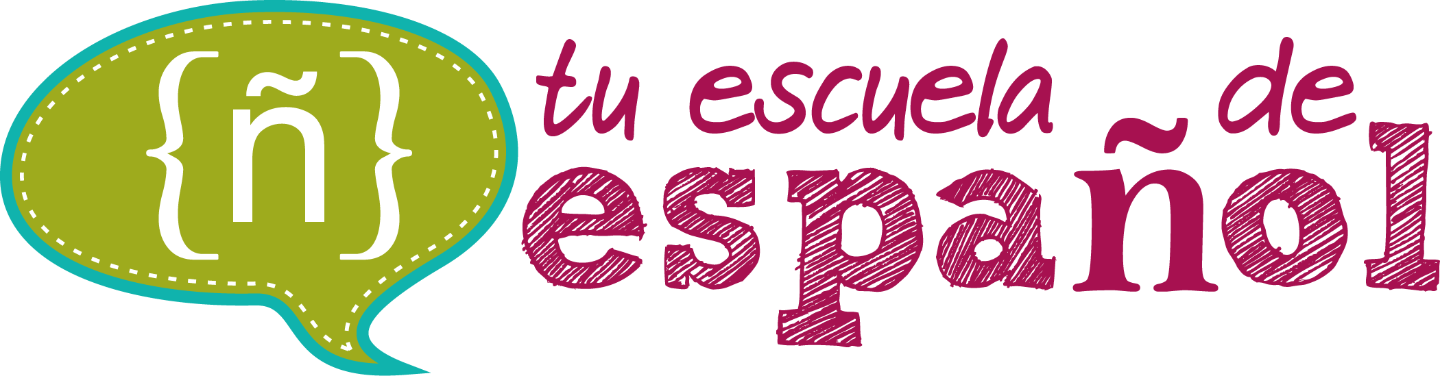 Logo horizontal para Tu escuela de español